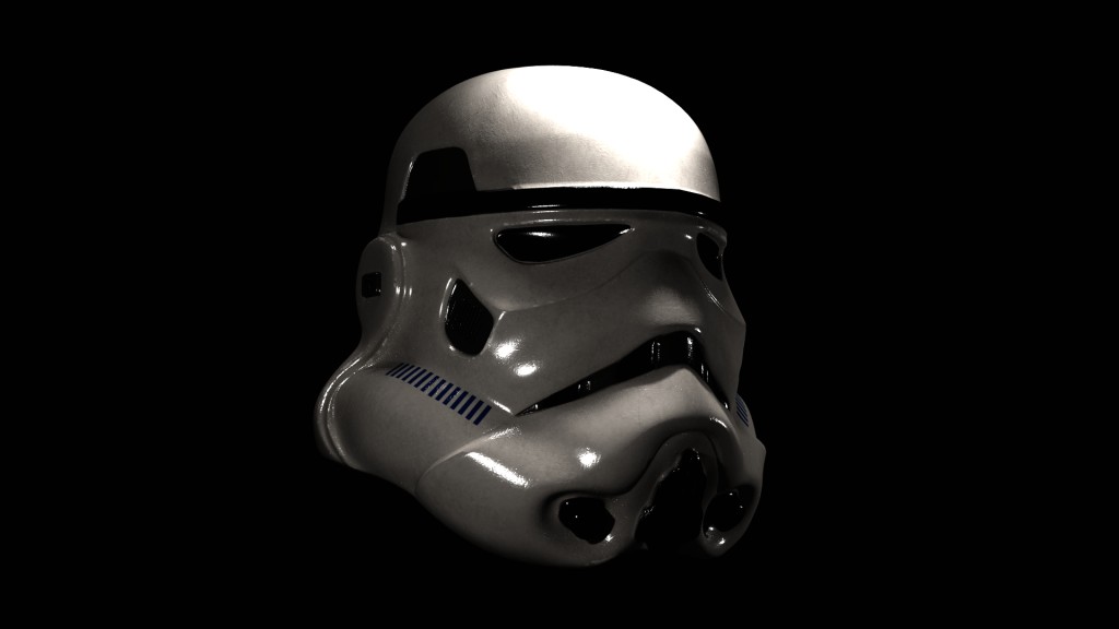 Stormtrooper Helmet Textured preview image 1
